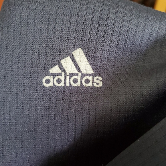 VINTAGE ADIDAS CLIMA365 MEN'S SIZE XL 1/4 ZIP TRACK BLUE JACKET - Picture 3 of 7